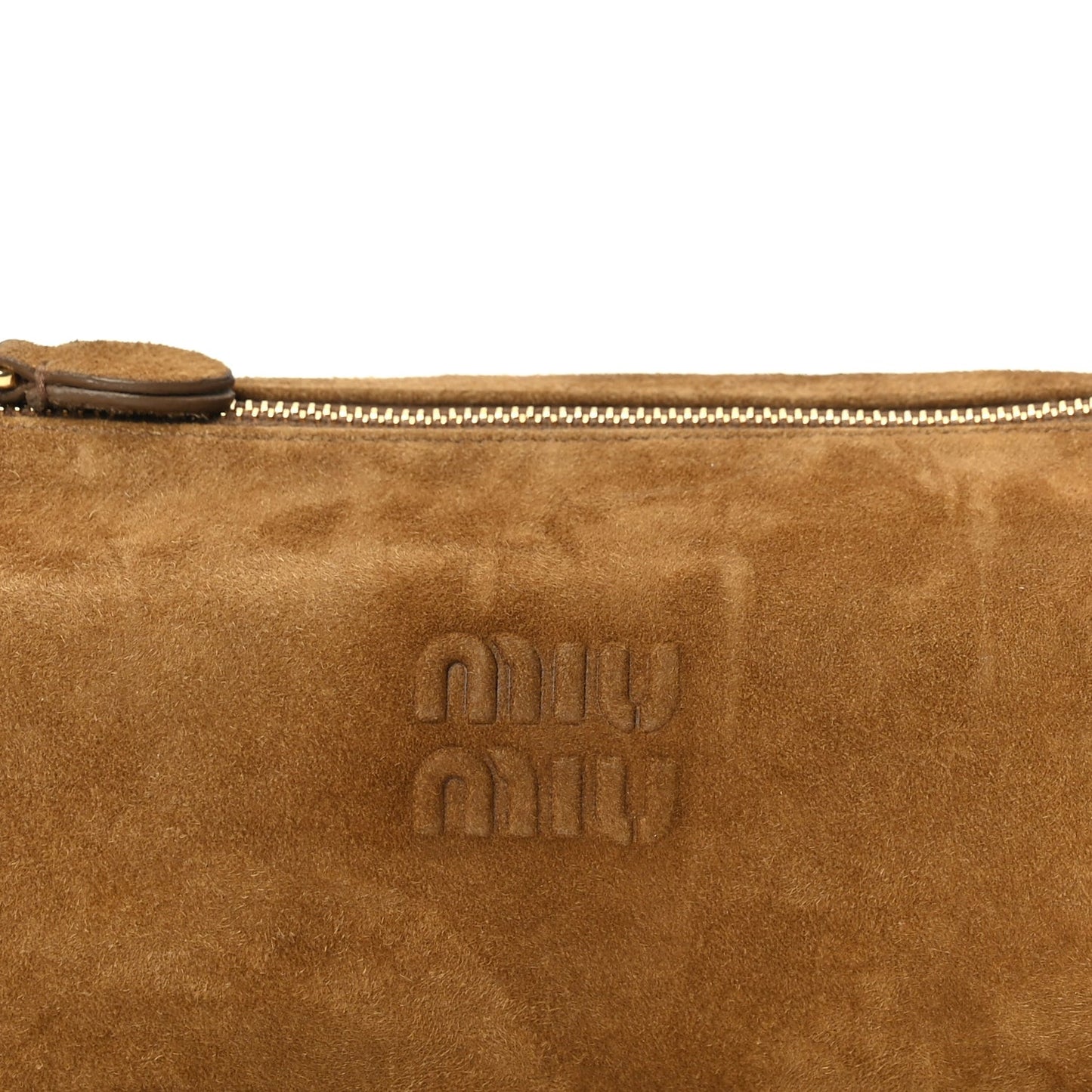 Suede Pouch Olive Green