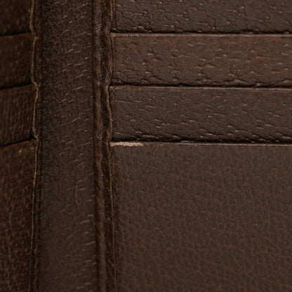 Gucci GG Supreme Monogram Web Ophidia French Flap Wallet Beige New Acero 8 of 8