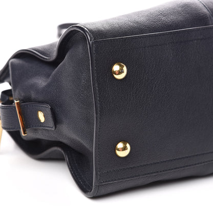 Saint Laurent Calfskin Medium Classic Y Cabas Navy 8 of 11