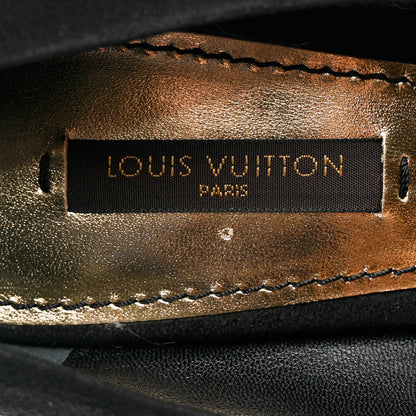 Louis Vuitton Suede Uniformes Pumps 36.5 Black 6 of 8