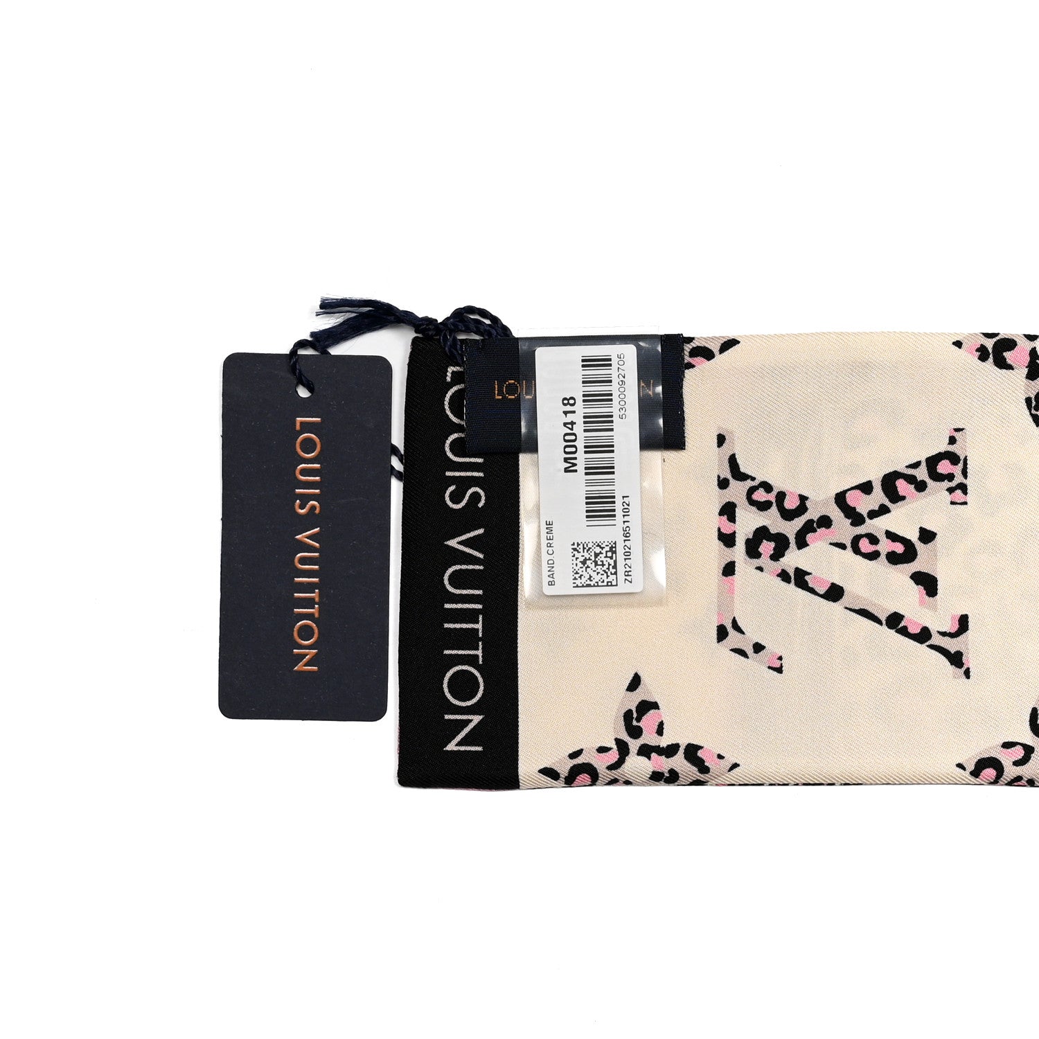 Louis Vuitton Silk Monogram Wild At Heart Bandeau Cream 4 of 4
