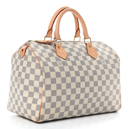 Louis Vuitton Damier Azur Speedy 30 3 of 9