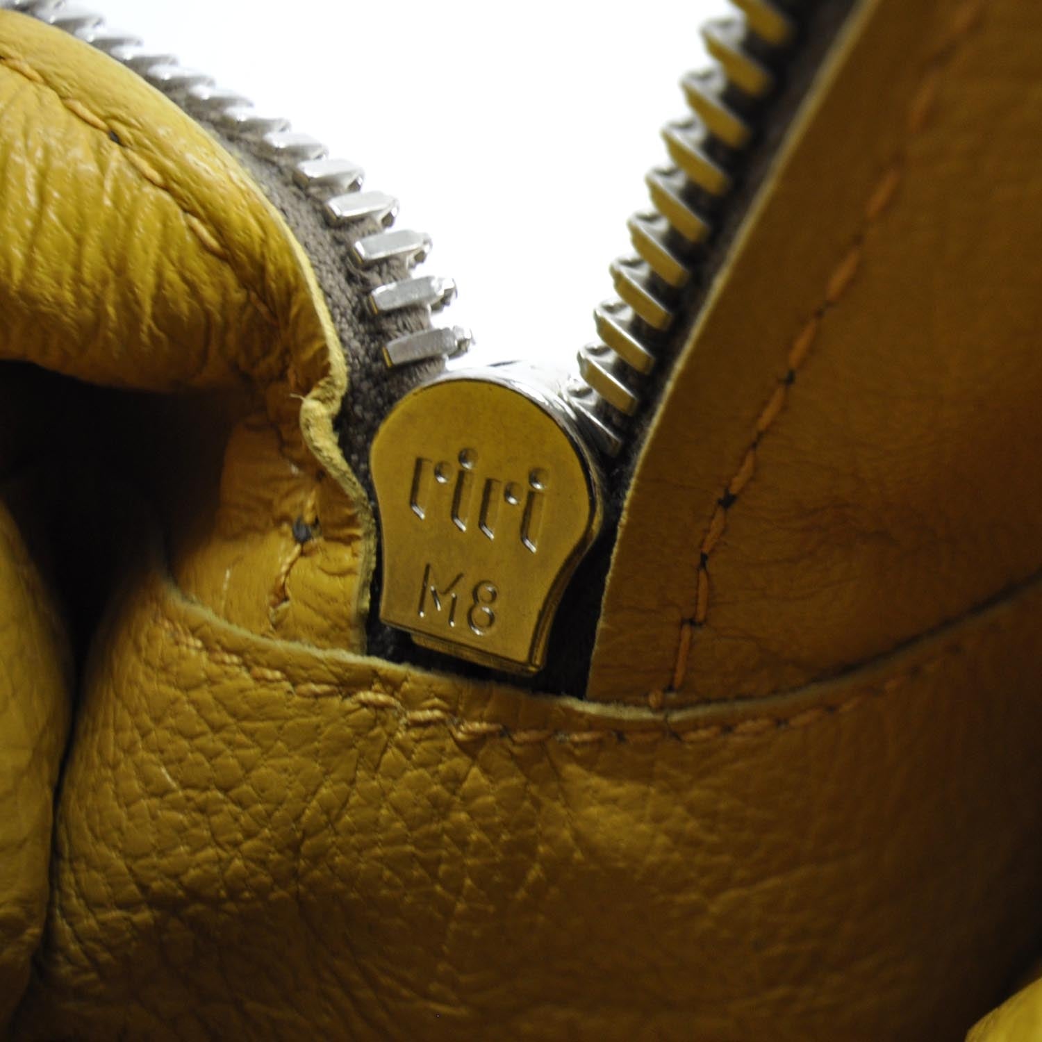 Prada Vitello Bowler Yellow 8 of 10