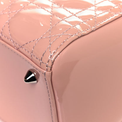 Christian Dior Patent Cannage Medium Lady Dior Rose Clair 7 of 14