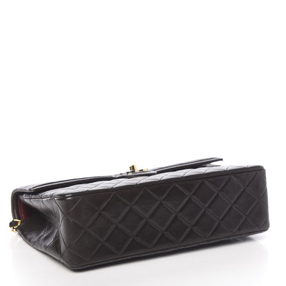 Chanel Lambskin Quilted Medium Single Flap Black 4 of 11
