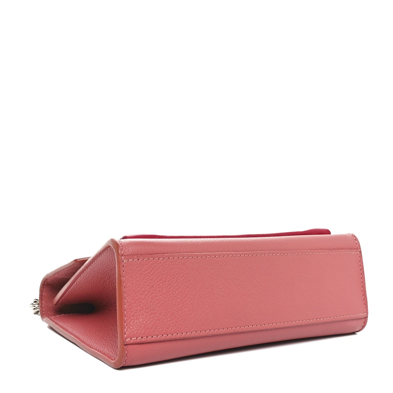 Louis Vuitton Soft Calfskin Mylockme Chain Bag BB Rose Boudoir Lie De Vin 4 of 7
