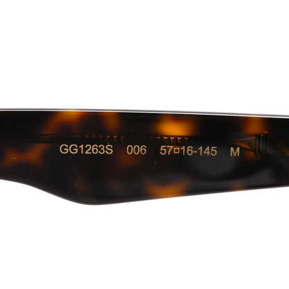 Gucci Acetate Aviator Sunglasses GG1263S Tortoise 5 of 7