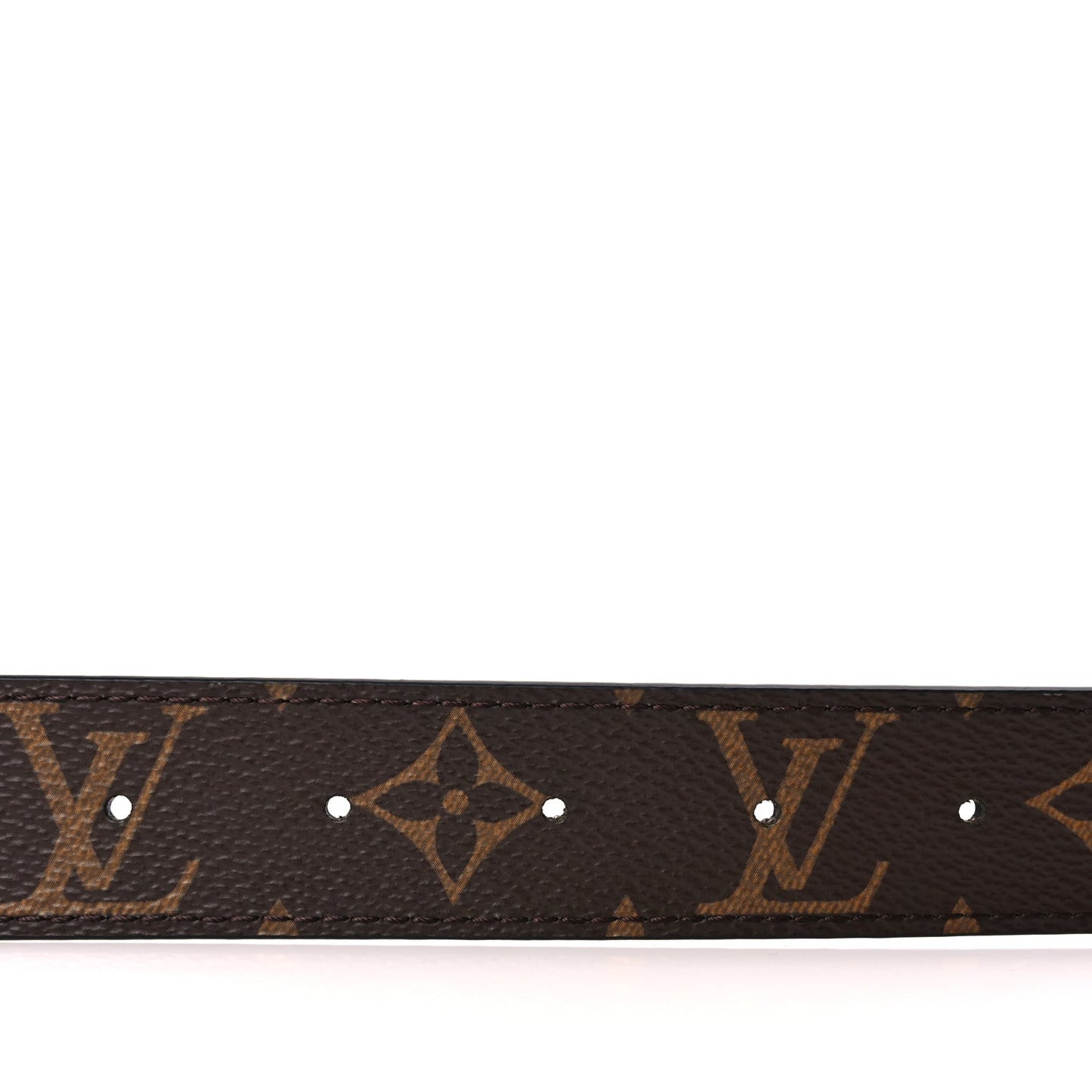 Calfskin Monogram 30mm LV Initiales Reversible Belt 100 40 Black