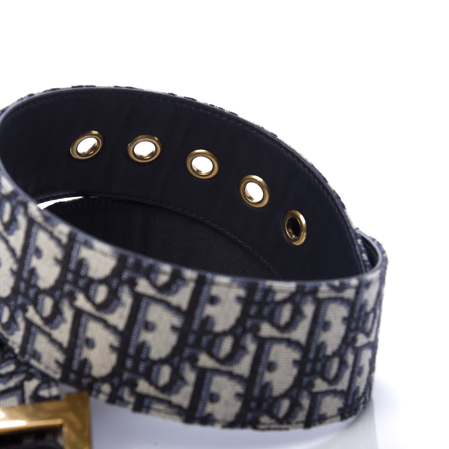 Christian Dior Oblique Diorquake Belt 70 Blue Multi 4 of 7