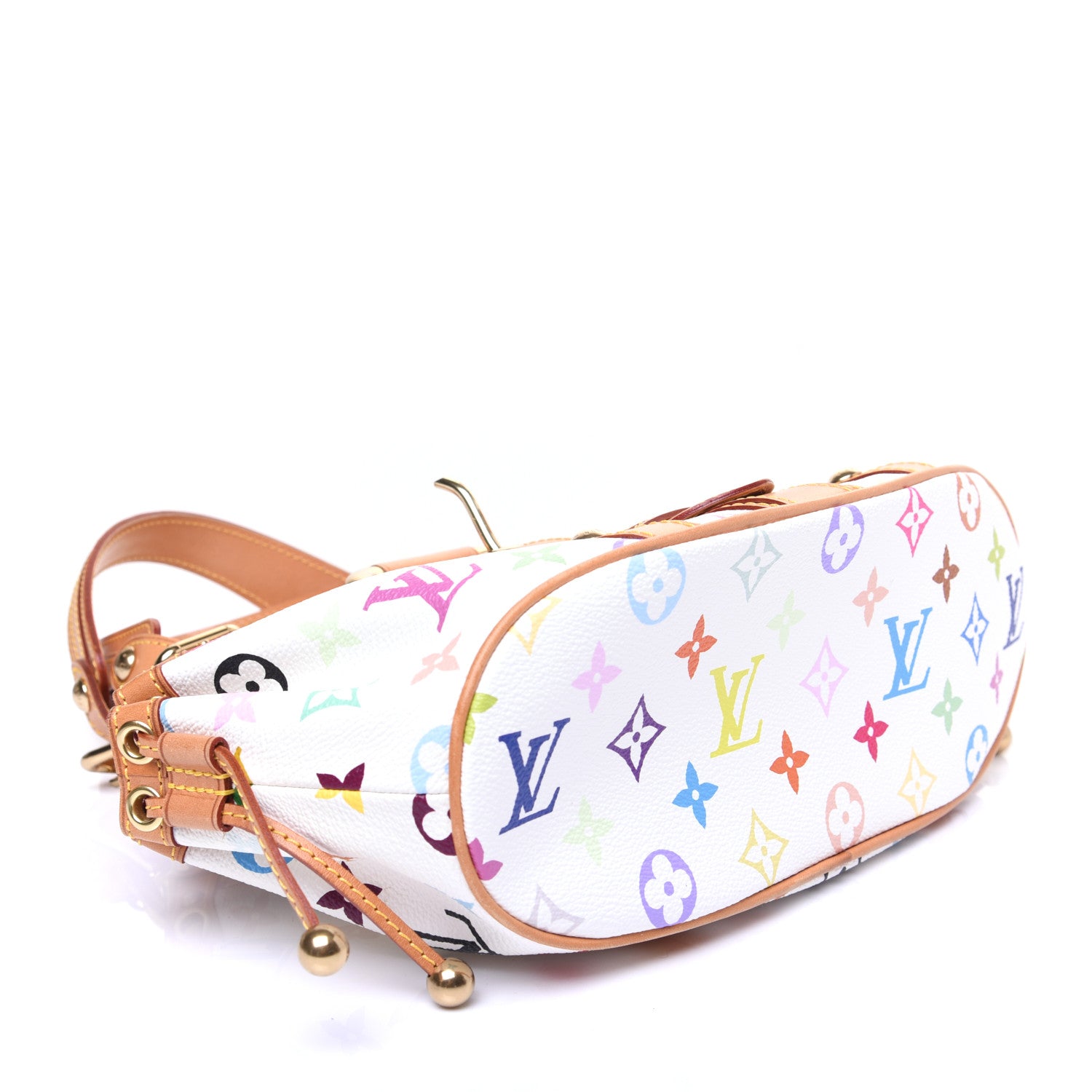 Louis Vuitton Monogram Multicolor Theda GM White 4 of 13