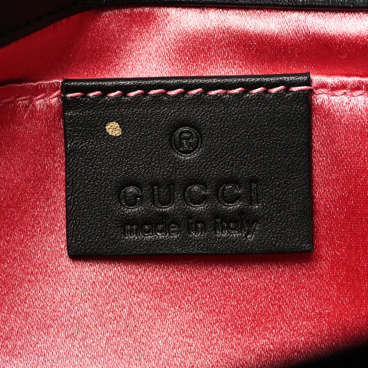 Velvet Matelasse Mini GG Marmont Shoulder Bag Black