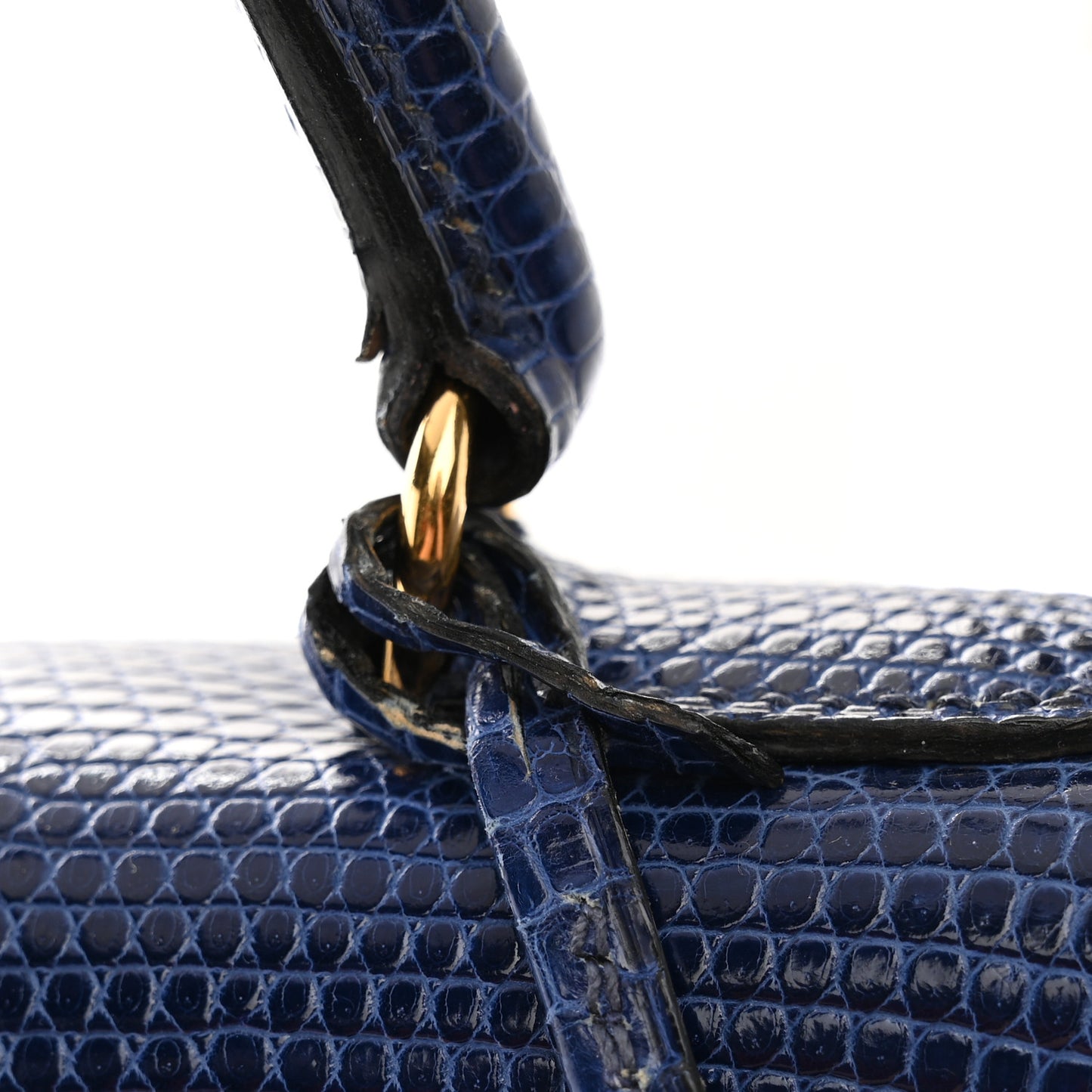Lizard Kelly Sellier 28 Bleu Saphir