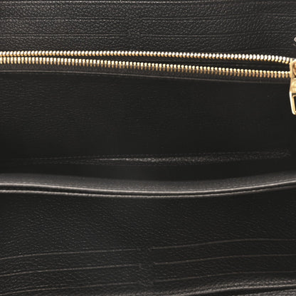 Louis Vuitton Empreinte Zippy Wallet Black 5 of 7