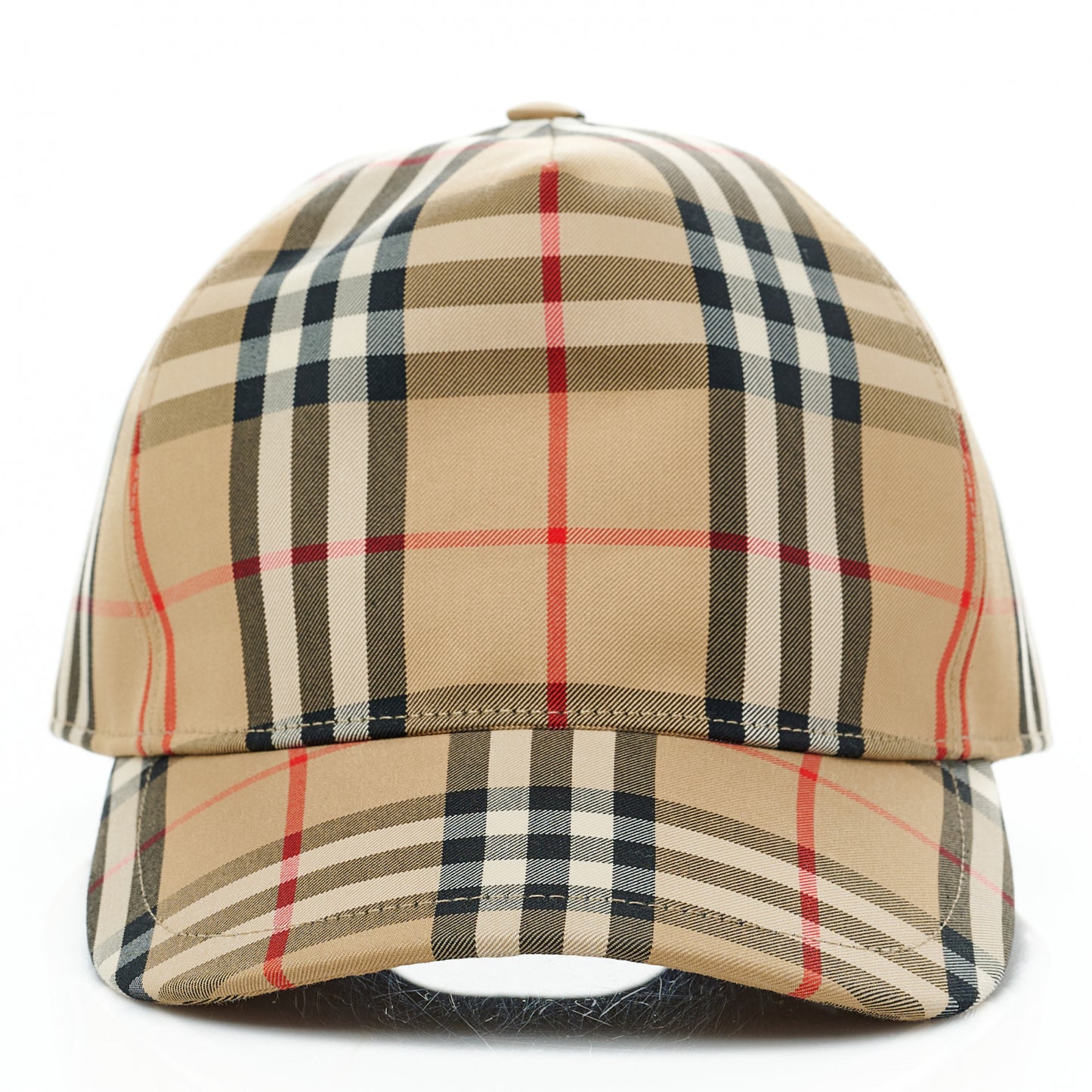 Technical Cotton Giant Check Baseball Cap L