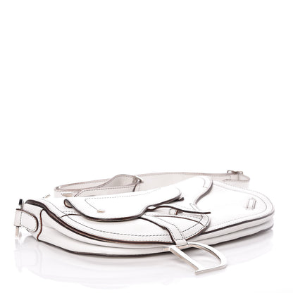 Christian Dior Calfskin Saddle Bag White 4 of 16