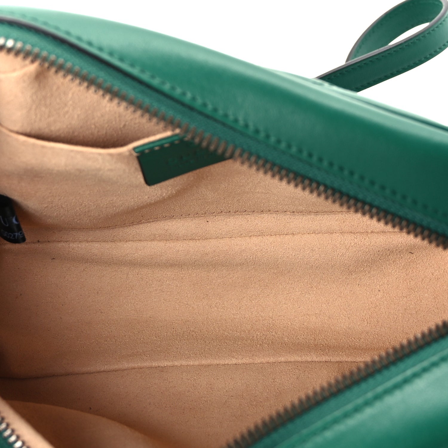 Gucci Calfskin Matelasse Small GG Marmont Chain Shoulder Bag  Emerald Green 4 of 8
