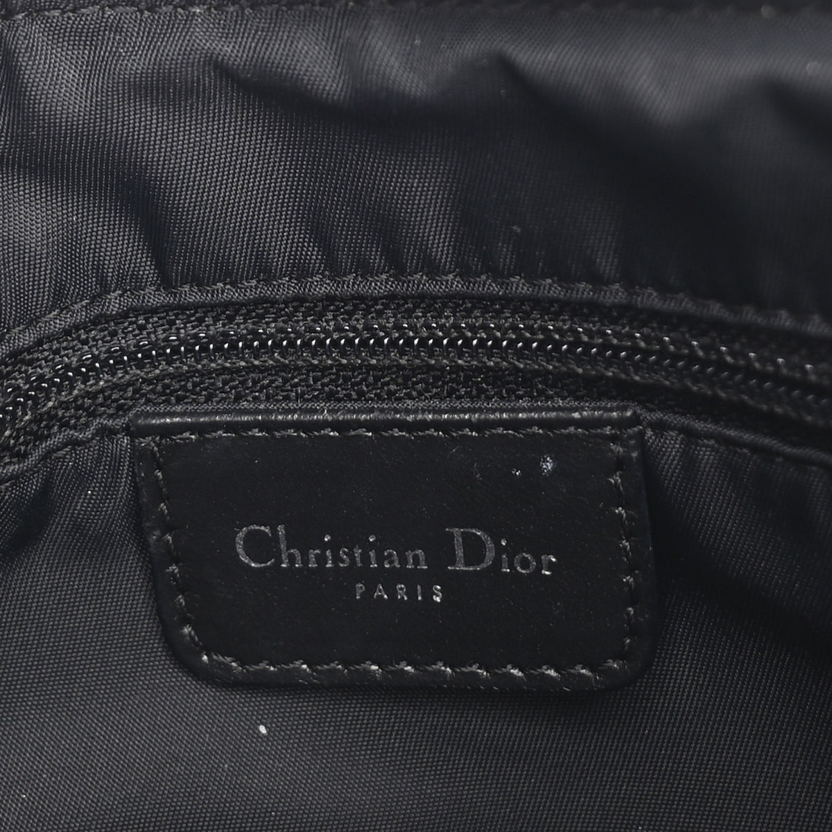 Monogram Saddle Bag Black