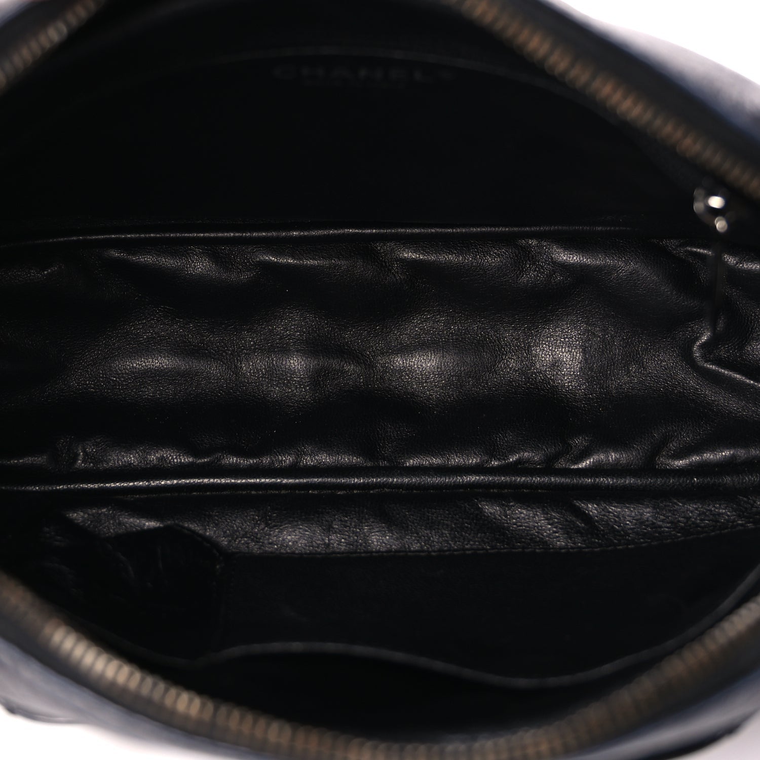 Chanel Metallic Aged Calfskin Quilted Medium Reissue Camera Case Black 4 of 8