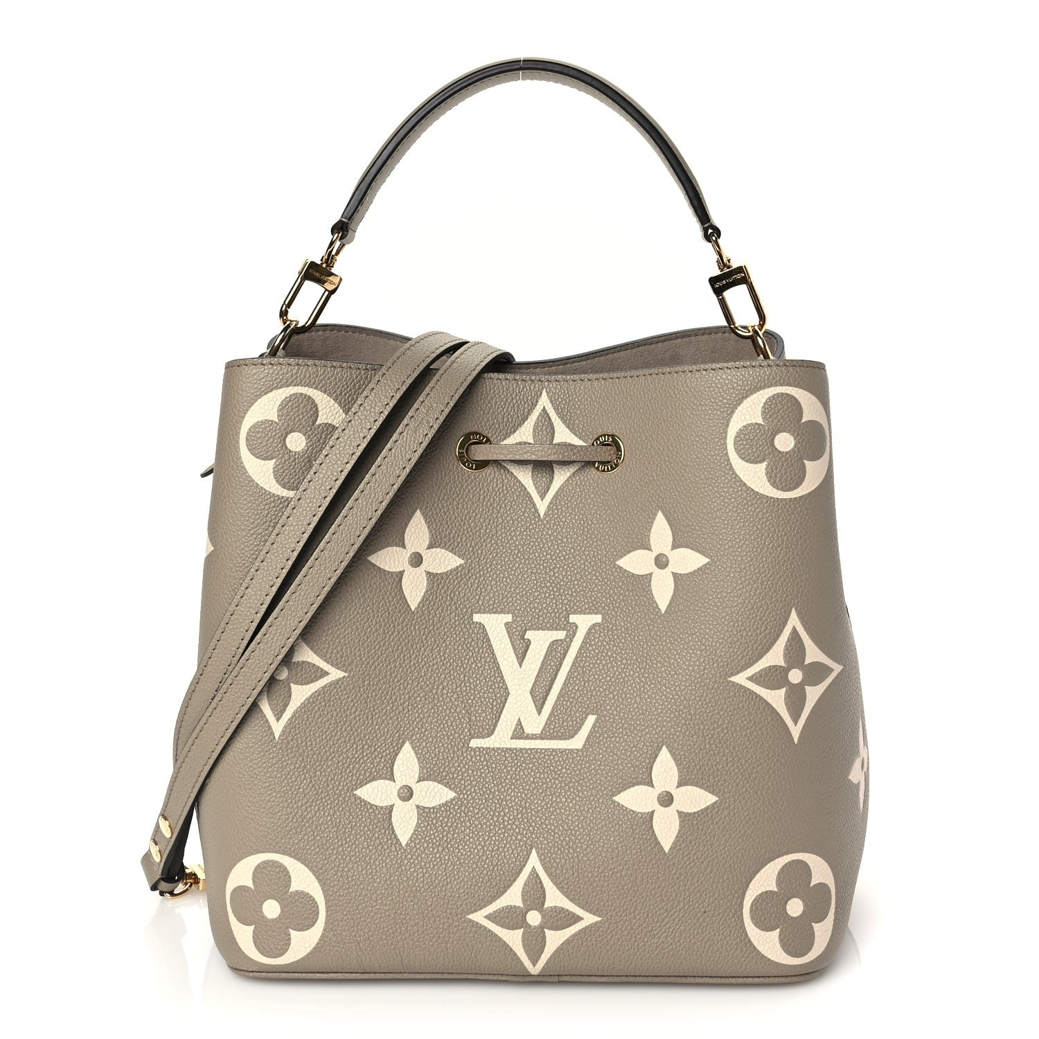 Louis Vuitton Empreinte Monogram Giant Neonoe MM Tourterelle Creme Tourterelle Creme 1 of 9