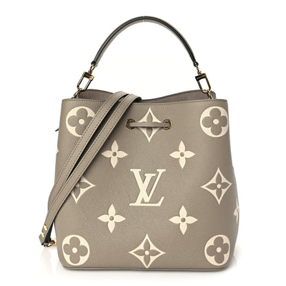 Louis Vuitton Empreinte Monogram Giant Neonoe MM Tourterelle Creme Tourterelle Creme 1 of 9