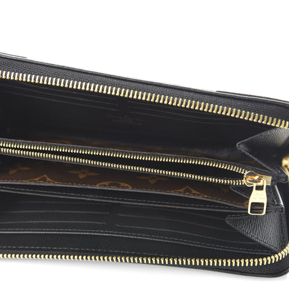 Louis Vuitton Monogram Zippy Retiro Wallet Black 5 of 9