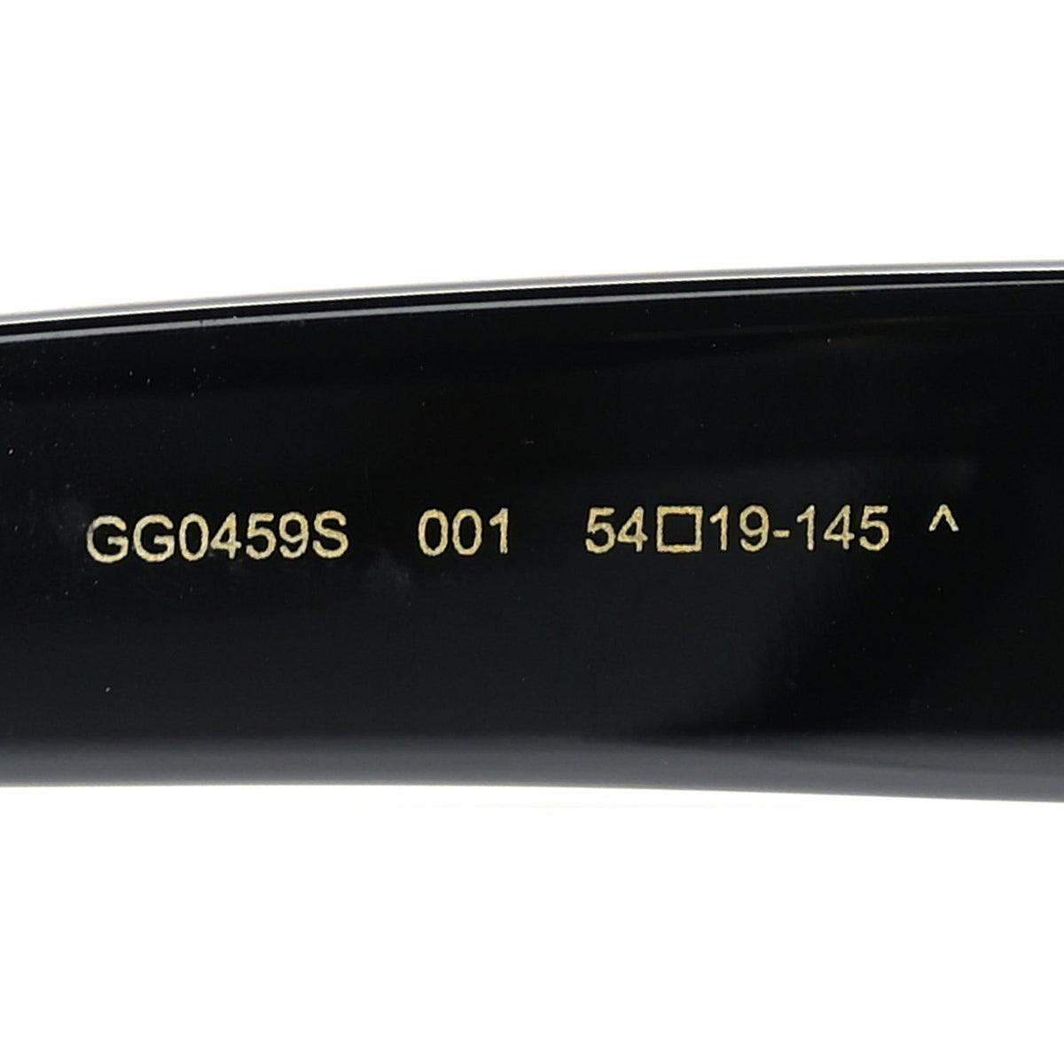 Acetate Square Frame Sunglasses GG0459S Black