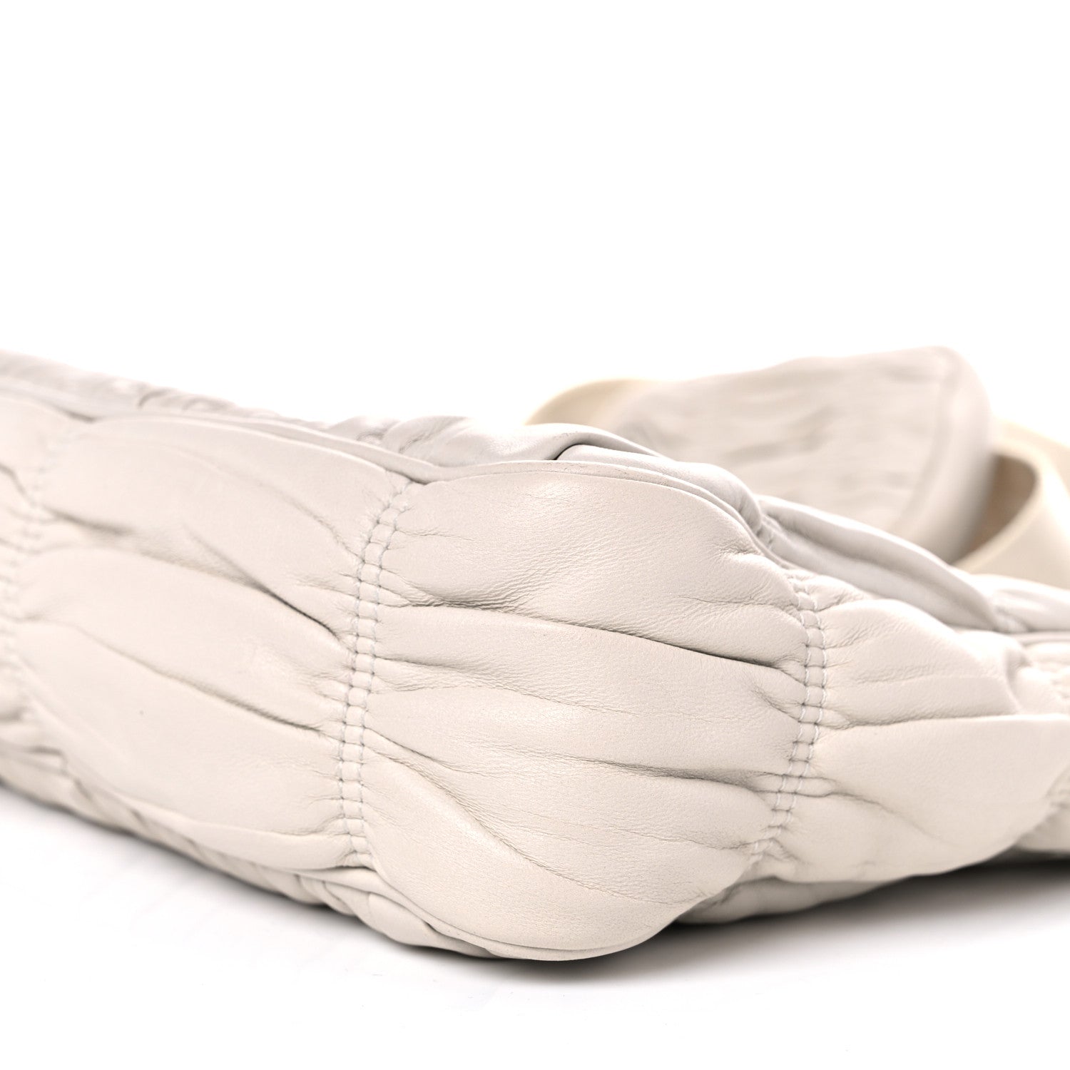 Prada Nappa Gaufre Re-Edition 2005 Shoulder Bag Talco 8 of 8