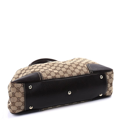 Gucci Monogram Medium Princy Tote  Dark Brown 3 of 8