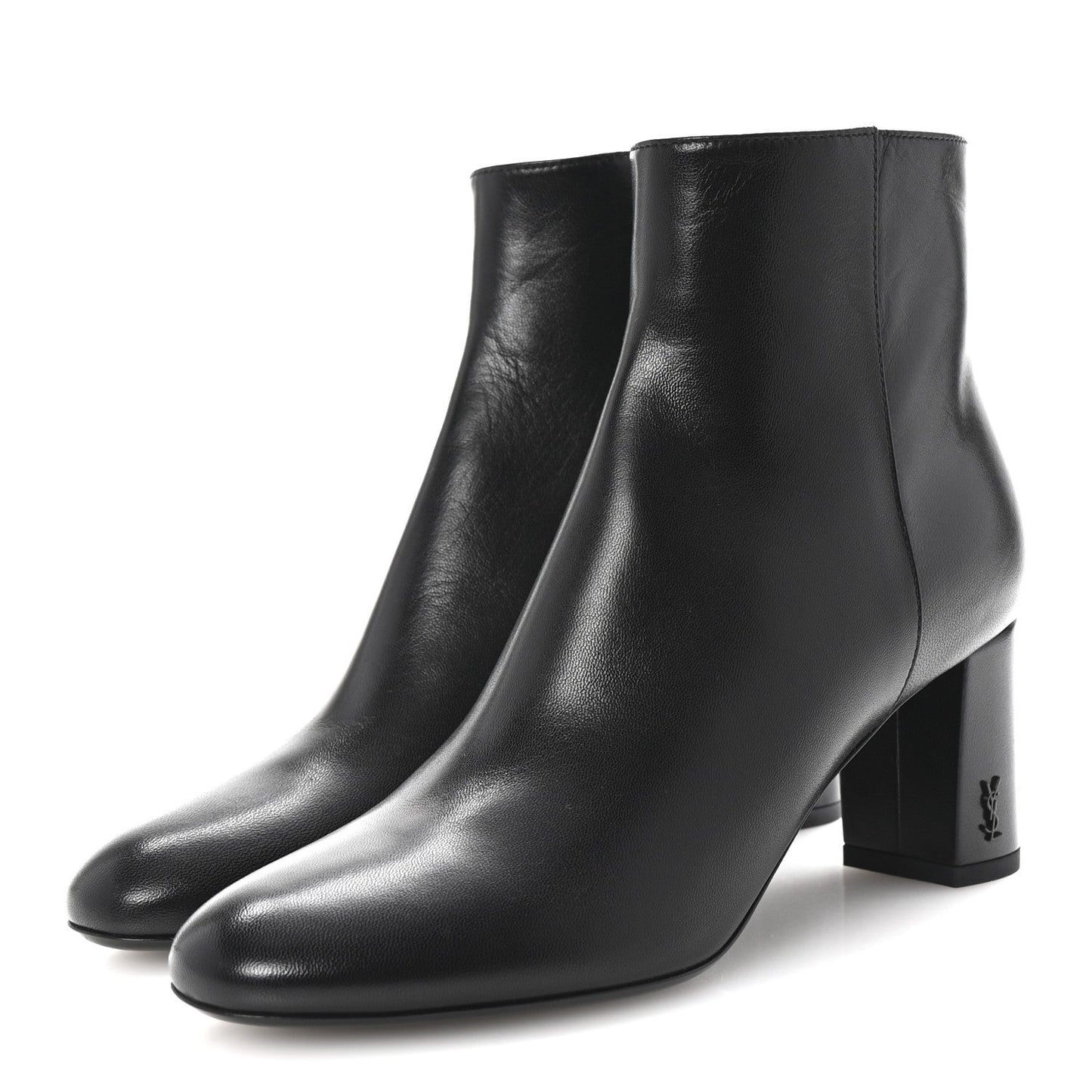 Nappa Vendome Loulou Ankle Zip Boot 36.5 Black