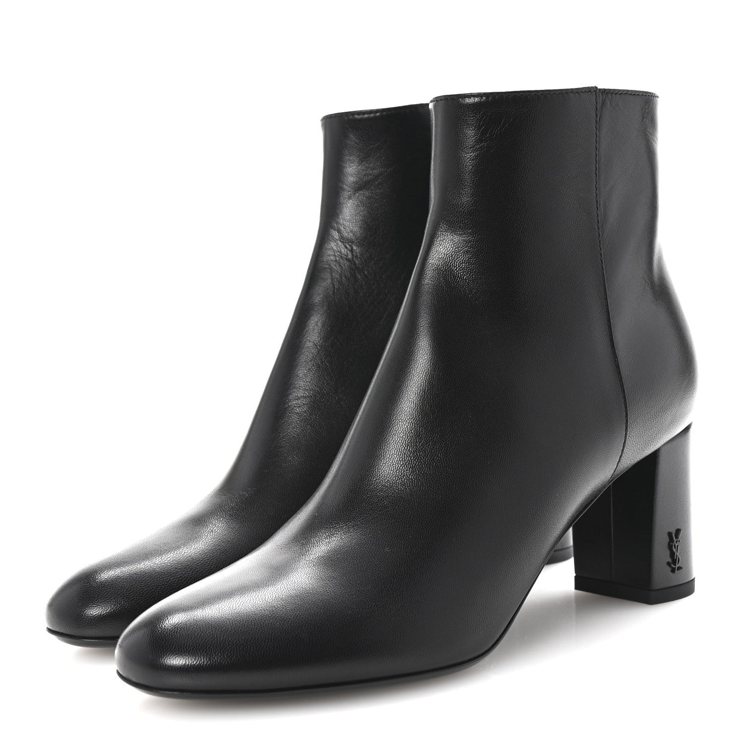 Saint Laurent Nappa Vendome Loulou Ankle Zip Boot 36.5 Black 4 of 7