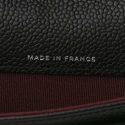 Chanel Caviar Quilted Flap Card Holder Wallet Black 6 of 7