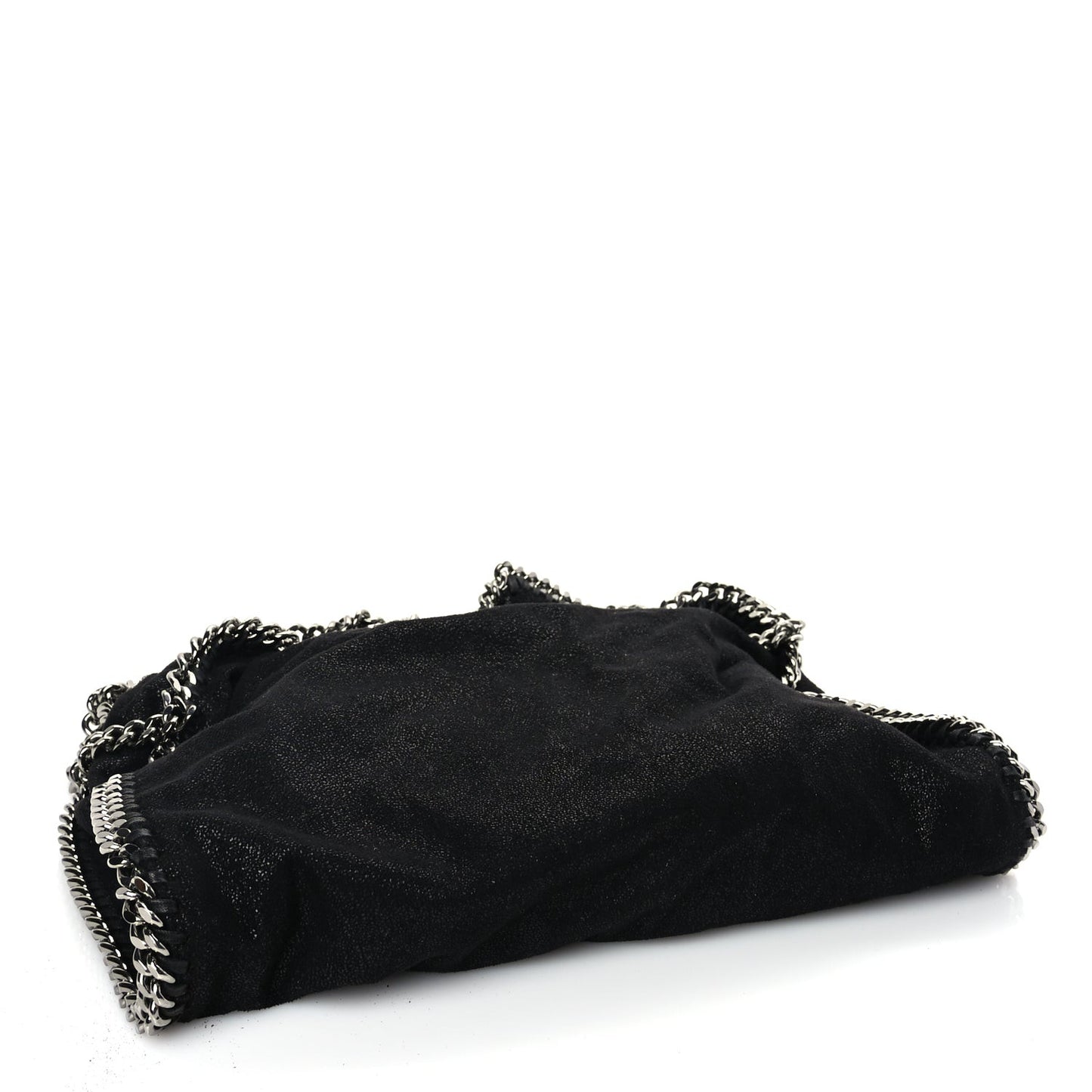 Shaggy Deer Falabella Fold Over Tote Black