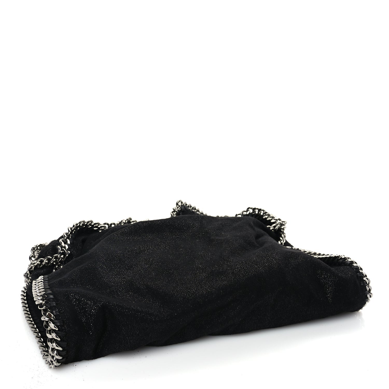 Stella McCartney Shaggy Deer Falabella Fold Over Tote Black 3 of 8