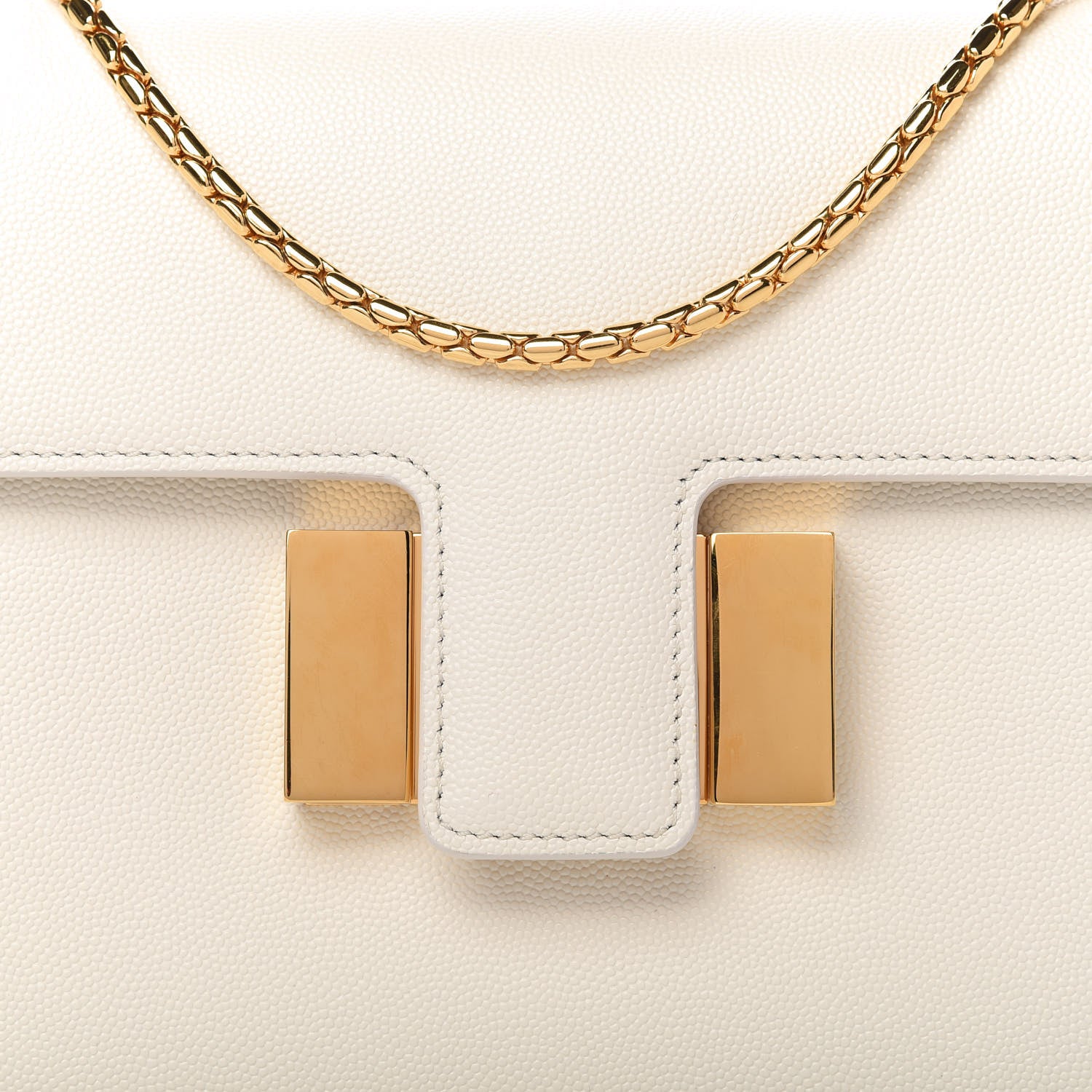 Tom Ford Grained Calfskin Medium Sienna Shoulder Bag Chalk 9 of 9