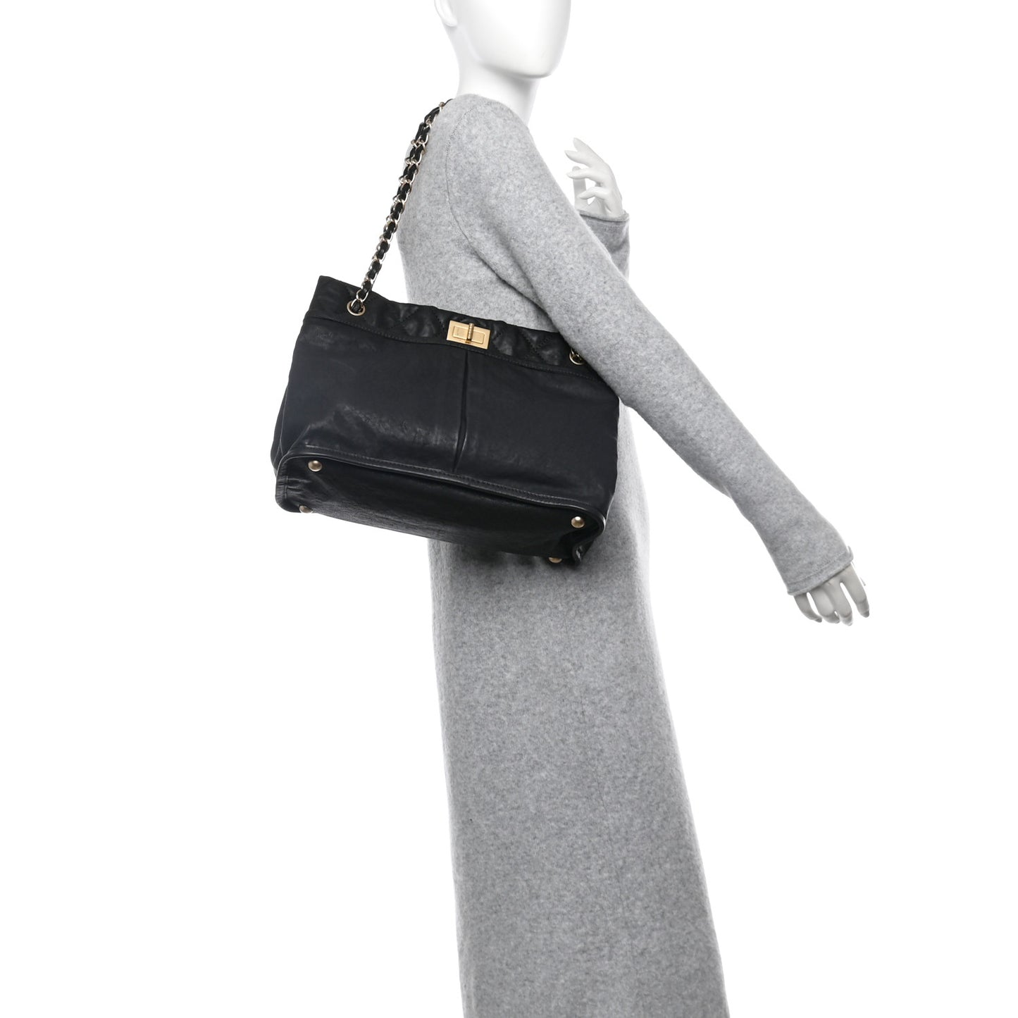 Calfskin Natural Beauty Reissue Tote Black
