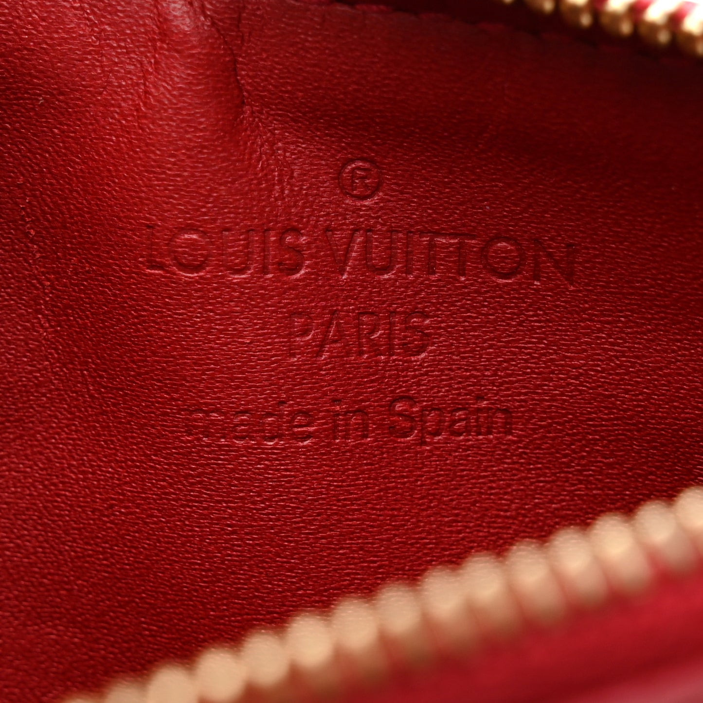 Vernis Key Pouch Pomme D'Amour