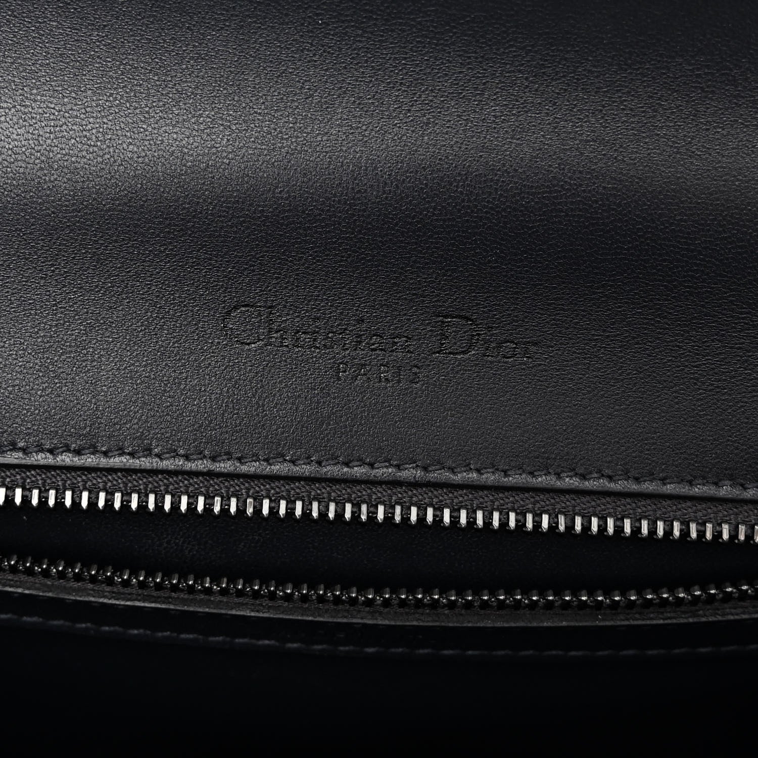 Christian Dior Metallic Patent Micro-Cannage Small Diorama Flap Bag Onyx Black 6 of 9