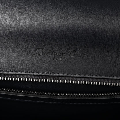 Christian Dior Metallic Patent Micro-Cannage Small Diorama Flap Bag Onyx Black 6 of 9