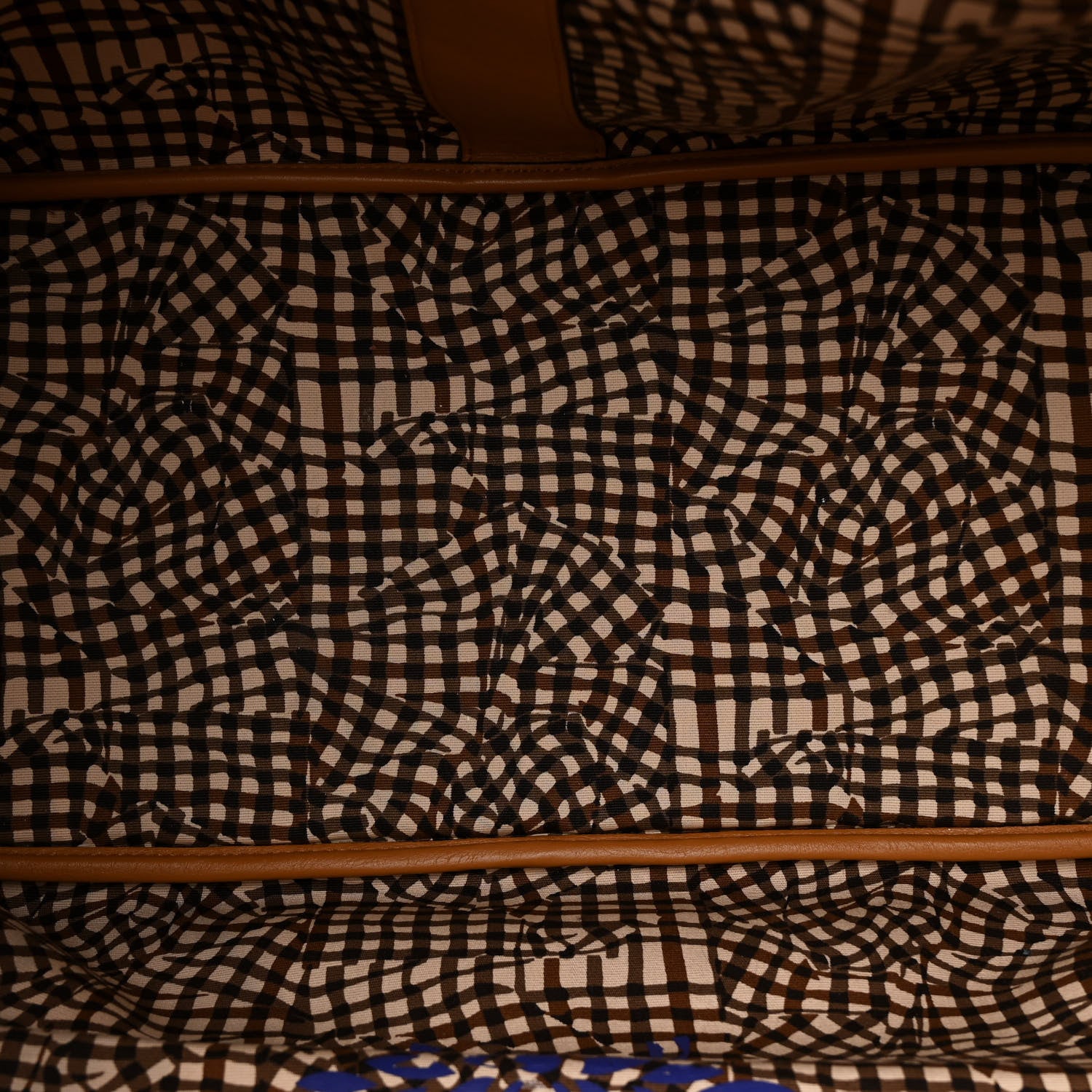 MCM Visetos Large Liz Reversible Shopper Tote Cognac 5 of 10