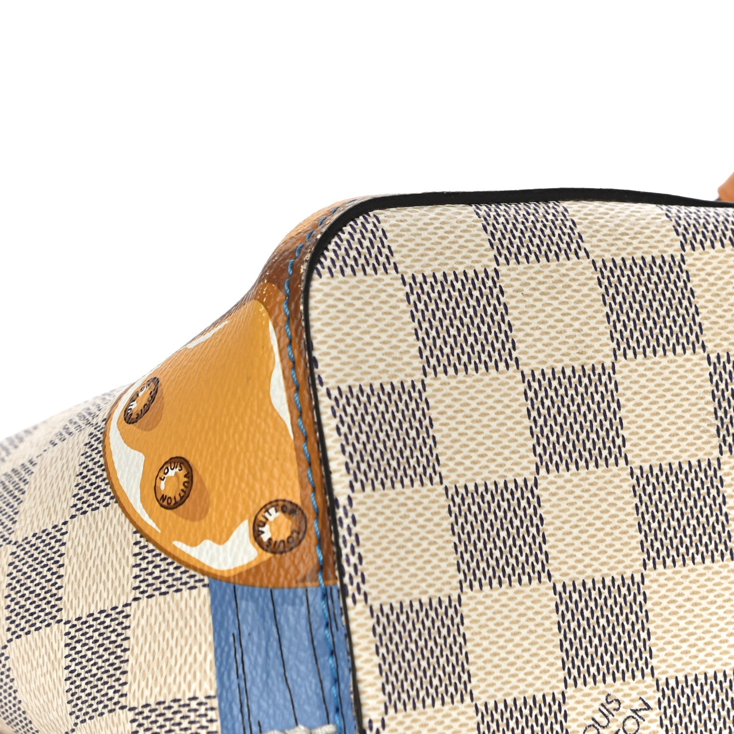 Louis Vuitton Damier Azur Summer Trunks Neonoe 7 of 17