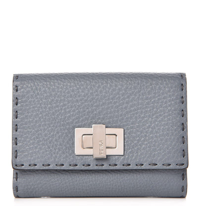 Fendi Cuoio Romano Selleria Medium Peekaboo Wallet Nube 1 of 12