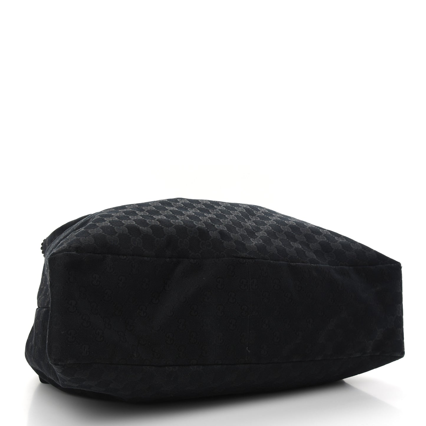 Monogram Large Horsebit Chain Hobo Black