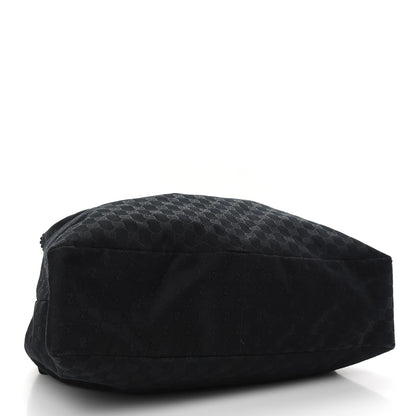 Gucci Monogram Large Horsebit Chain Hobo Black 4 of 11