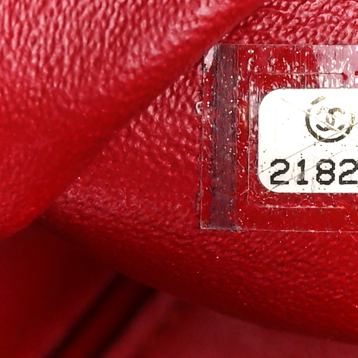 Chanel Crumpled Grained Calfskin Quilted Large Two Tone Flap Bag Red 8 of 13