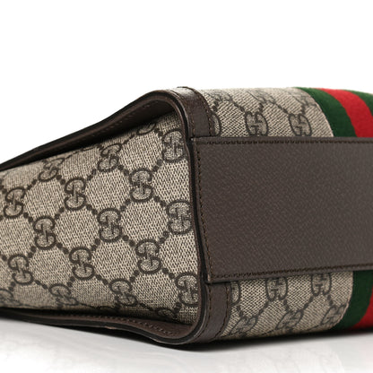 Gucci GG Supreme Monogram Small Ophidia Tote Bag Brown 10 of 13