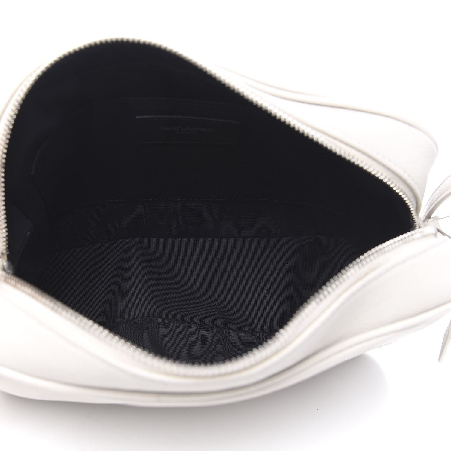 Saint Laurent Calfskin Small Lou Camera Bag Icy White 5 of 12