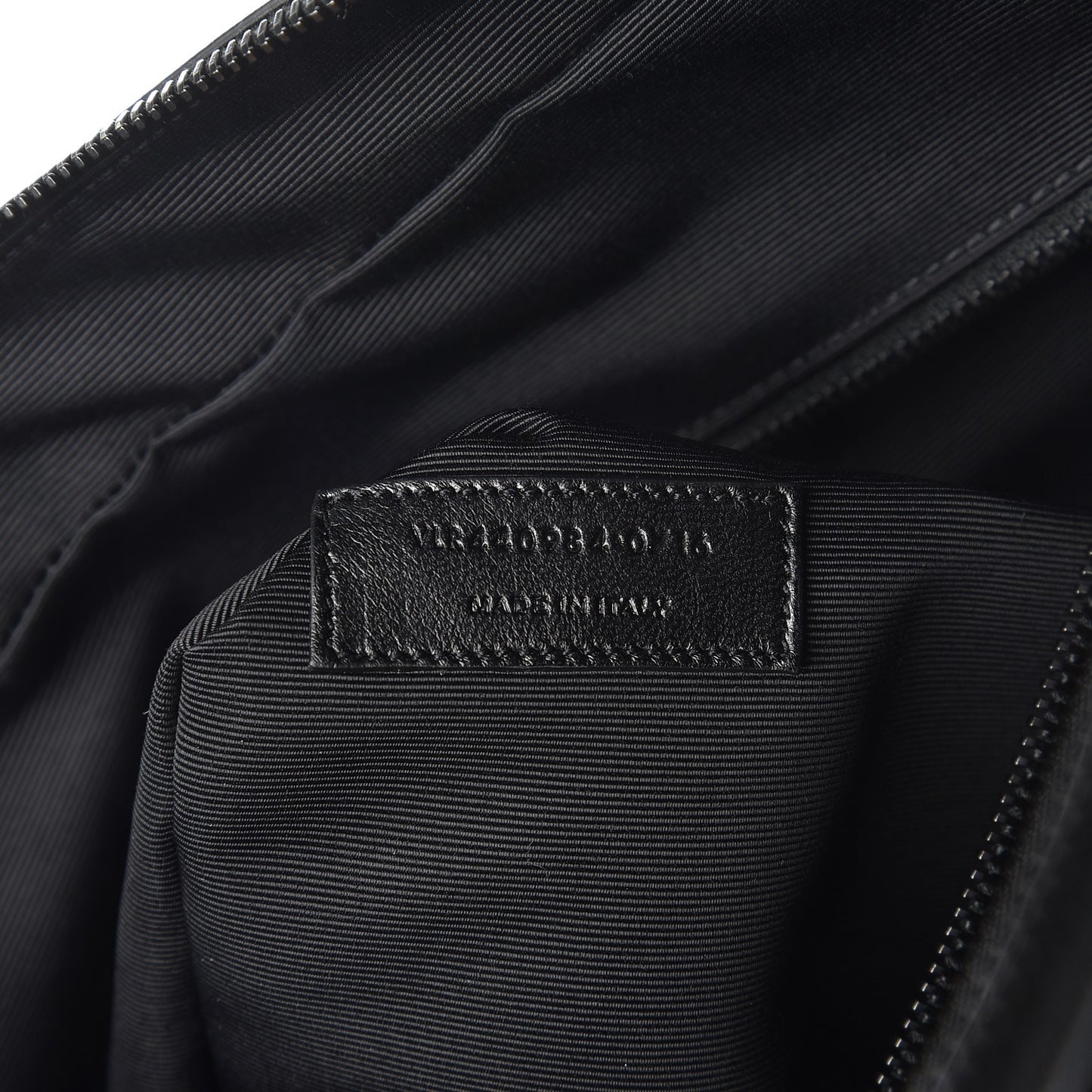 Grained Calfskin Small Classic Duffle Briefcase Black