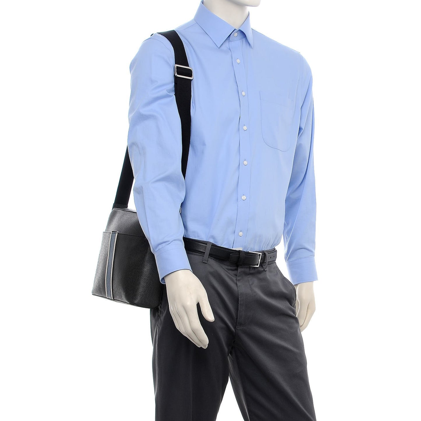 Taiga Stripe Anton Messenger PM Ardoise