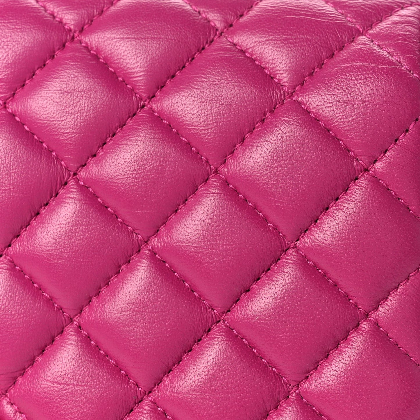 Nappa Quilted Medusa Chain Crossbody Pink