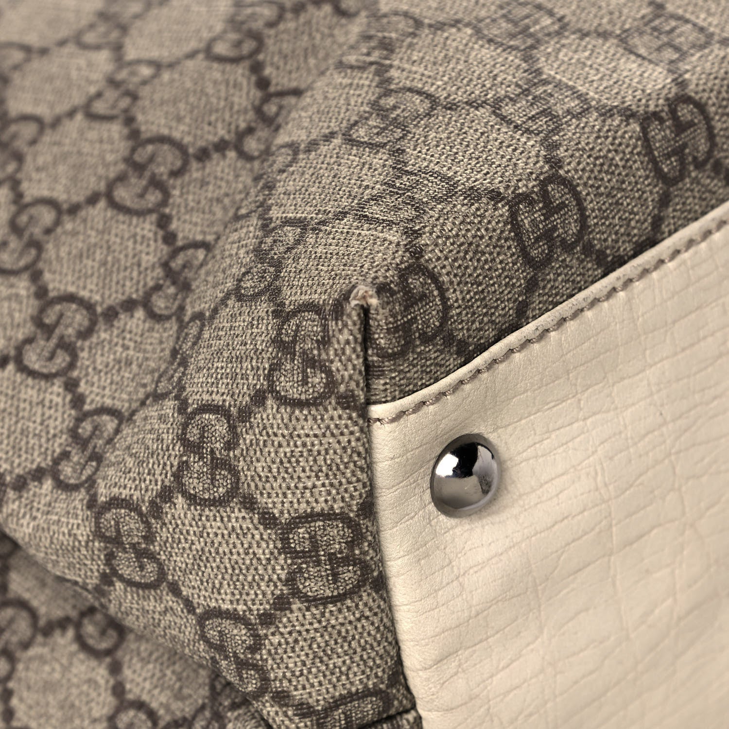 Gucci GG Plus Monogram Vertical Tote Off White 9 of 20